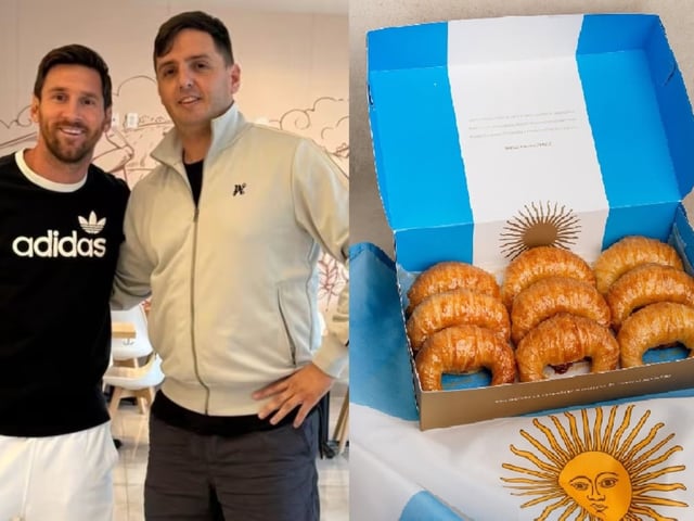 Messi es cliente habitual de la panadería argentina La Mantequería.