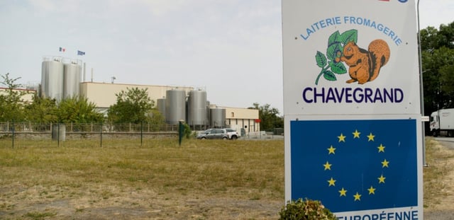 L'entrée du site de Chavegrand, le 13 août 2025, à Maison-Feyne, dans la Creuse