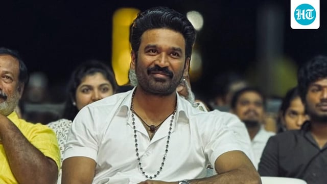 Dhanush received a note of gratitude during the pre-release event.