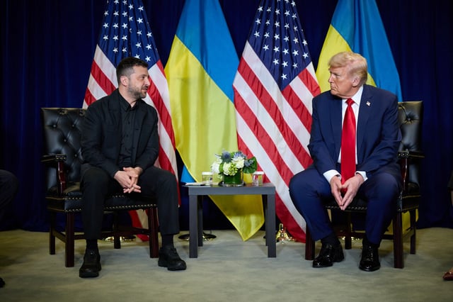 Le président Volodymyr Zelenskyj et Donald TRUMP le 23 septembre à New York.