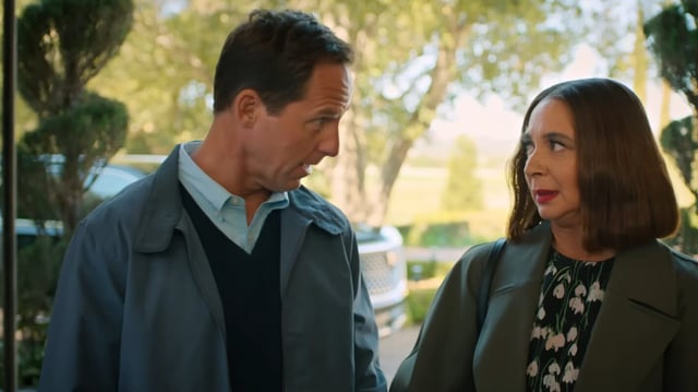 Nat Faxon and Maya Rudolph in 'Loot' Season 3