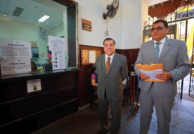 Abogados del JNE presentaron una medida cautelar ante el Tribunal Constitucional respecto a la inscripción de Unidad Popular. (Foto: JNE)