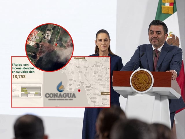 Conagua detecta 58 mil irregularidades en concesiones de agua. | Crédito: Presidencia/Especial
