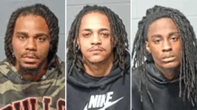From left: Ahmad Compton, James Williams, and Tahjay Wilson.