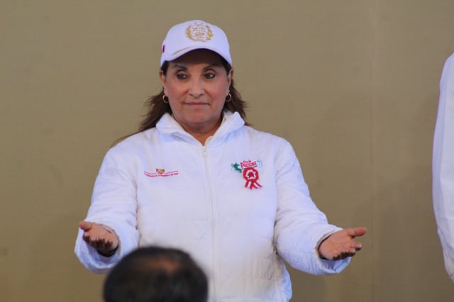 Se espera la llegada de Dina Boluarte al cierre de PERUMIN 37, que se realiza en Arequipa. Foto: GEC.