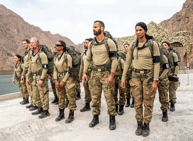 Recruits in the "Behind Enemy Lines" season premiere episode of "Special Forces: World's Toughest Test" Season 4.