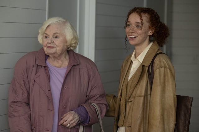 June Squibb, left, and Erin Kellyman star in Scarlett Johansson’s directorial debut, “Eleanor the Great.”