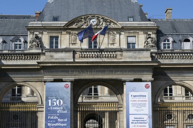 Le Conseil d'Etat à Paris le 11 août 2025