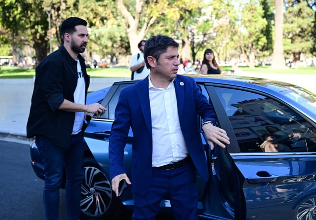 El gobernador de la provincia de Buenos Aires  Axel Kicillof