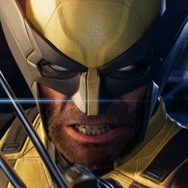 Wolverine with his claws out