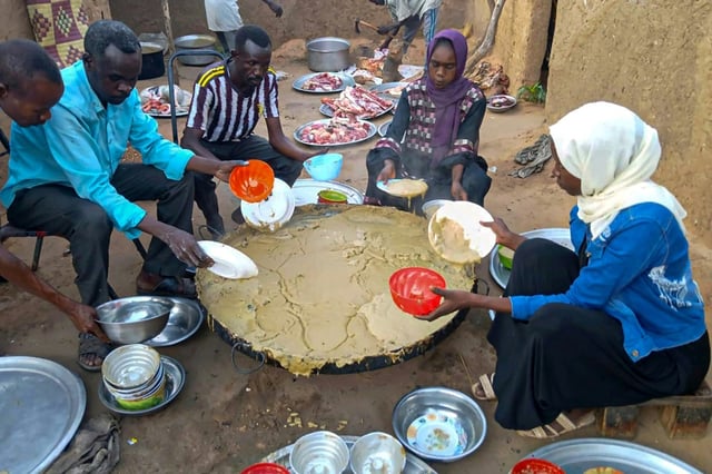 The United Nations estimates that children make up around half of the 260,000 civilians trapped in the city, which has been cut off from nearly all external aid