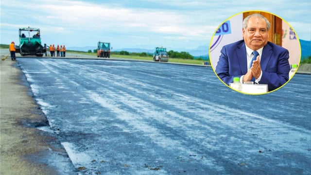 Consorcio Jaén es la empresa encargada de los trabajos en la pista de aterrizaje del Aeropuerto de Jaén.