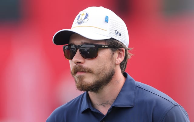 FARMINGDALE, NEW YORK - SEPTEMBER 24: Brooklyn Peltz Beckham looks on during the All-Star Match prior to the Ryder Cup 2025 at Black Course at Bethpage State Park Golf Course on September 24, 2025 in Farmingdale, New York. (Photo by Carl Recine/Getty Images)