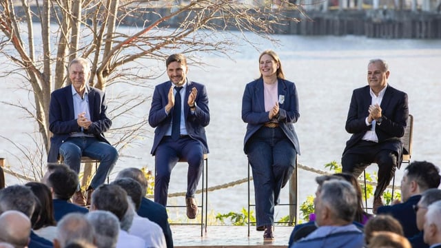 Con Pullaro, Scaglia, Farías y Schiaretti en el escenario, Provincias Unidas lanzó su campaña con críticas a Milei y al kirchnerismo. 