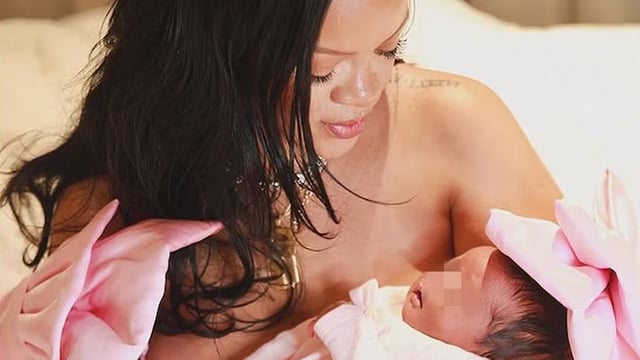 Rihanna presentó a su tercera hija Rocki Irish Mayers