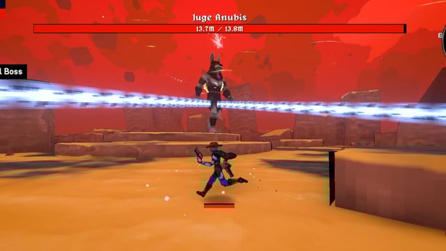Megabonk boss fight gameplay