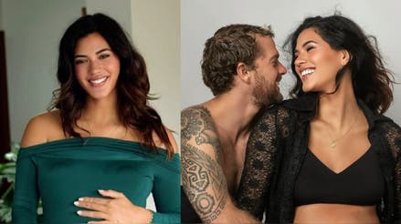 Alessandra Bonelli presentó a su primera hija con su esposo Miguel Tudela.