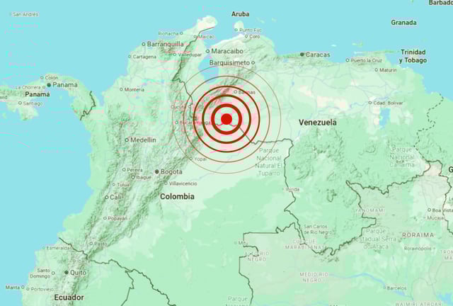 25/09/2025.- Te comparto los datos exactos sobre dónde y a qué hora fueron los últimos sismos en Venezuela y Colombia hoy, jueves 25 de septiembre, según el reporte del Servicio Geológico de Estados Unidos (USGS) y el Servicio Geológico Colombiano (SGC). Foto de Google Maps