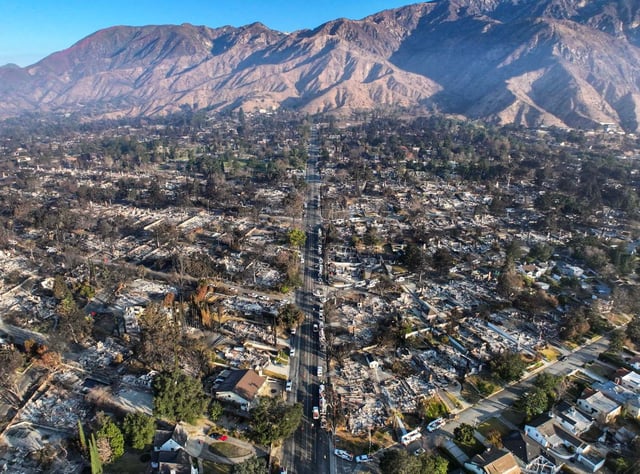 Thousands of structures sit in ruins in Altadena, CA, on Sunday, Jan. 19, 2025. The Eaton Fire, fueled by intense Santa Ana Winds, ripped through beginning on the evening of Jan. 7. (File photo by Jeff Gritchen, Orange County Register/SCNG)