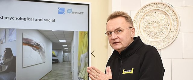 Andriy Sadovy, le maire de Lviv.