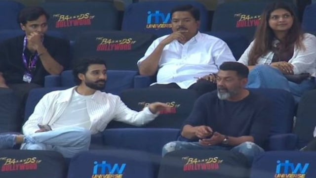 Bobby Deool & Raghav Juyal at Ind Vs Bang match | Image: X