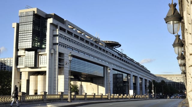 Une vue du ministère de l'Economie et des Finances, à Paris, le 27 août 2025.