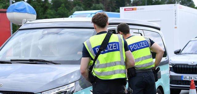 Kontrolle an der deutsch-österreichischen Grenze