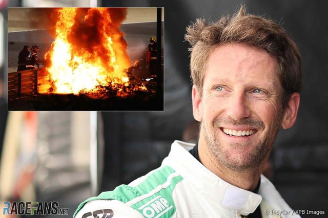 Romain Grosjean survived a horrific fireball crash in a Formula 1 race in 2020