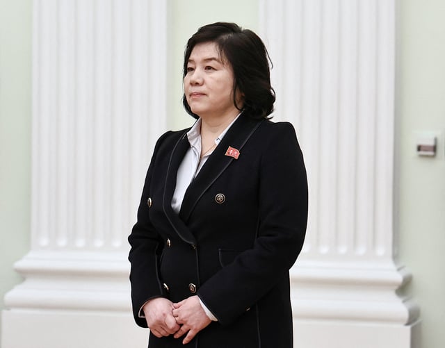 North Korean Foreign Minister Choe Son Hui attends a meeting with Russian President Vladimir Putin in Moscow, Russia November 4, 2024. Sputnik/Mikhail Tereshchenko/Pool via REUTERS/ File Photo