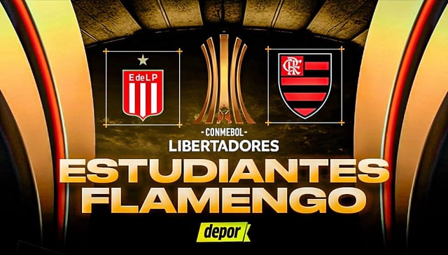 Estudiantes se enfrenta a Flamengo por los cuartos de final de ida de la Copa Libertadores. (Diseño: Christian Marlow)
