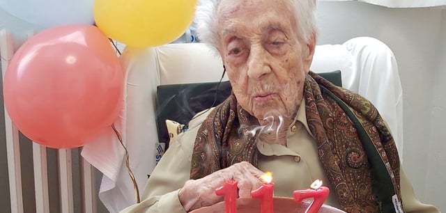 Maria Branyas Morera an ihrem 117. Geburtstag – kurz darauf starb die Spanierin