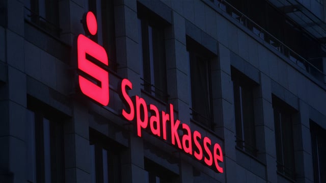 Gebäude einer Sparkasse