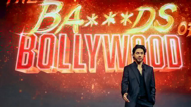Bollywood filmmaker Aryan Khan during the preview launch of his directorial debut on Netflix 'The Ba***ds of Bollywood', in Mumbai.