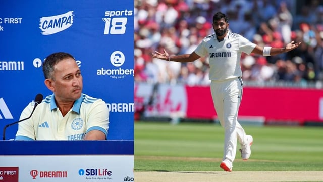 Ajit Agarkar and Jasprit Bumrah | Image: ANI