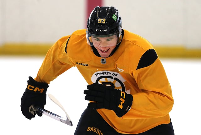 Fraser Minten is looking to win a starting spot on Boston's roster.