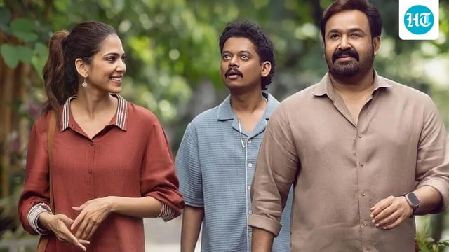 Malavika Mohanan, Sangeeth Prathap and Mohanlal play lead roles in Hridayapoorvam. 