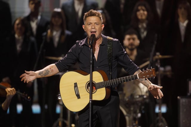 Alejandro Sanz, durante última gala de los Premios Goya en Granada.