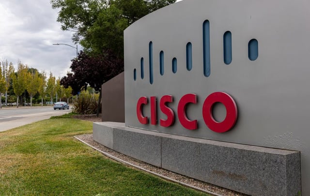Cisco Systems headquarters in San Jose, California, US, on Monday, Aug. 14, 2023.