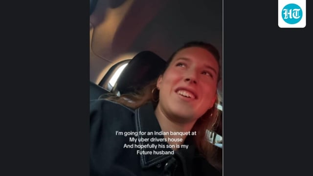 In the clip, the Uber driver warmly invites the woman to his home for a family banquet. 