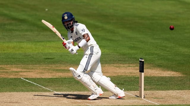 India batter KL Rahul in action during the Anderson-Tendulkar Trophy 2025 | Image: ANI