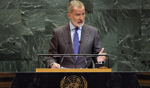 Rey de España exige acabar con la masacre de Israel en Gaza ante la ONU: “No podemos guardar silencio ante la devastación”