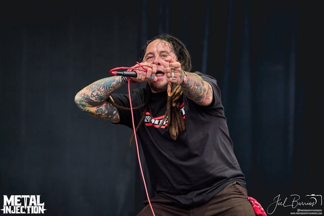 A photo of the band P.O.D.