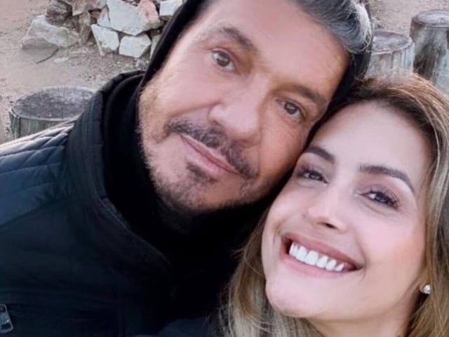Marcelo Tinelli y Milett Figueroa, separados.