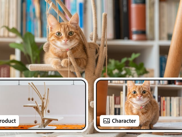 A demo image of an AI tool in Adobe Firefly Boards