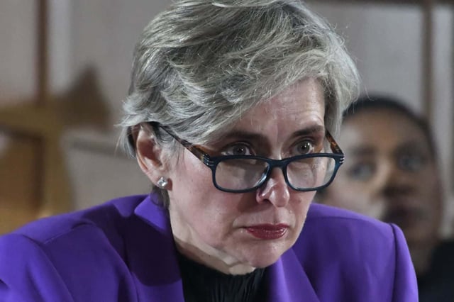 Saps legal head Petronella Margaretha van Rooyen at the Madlanga commission in Pretoria on 25 September 2025. Picture: Gallo Images / Frennie Shivambu