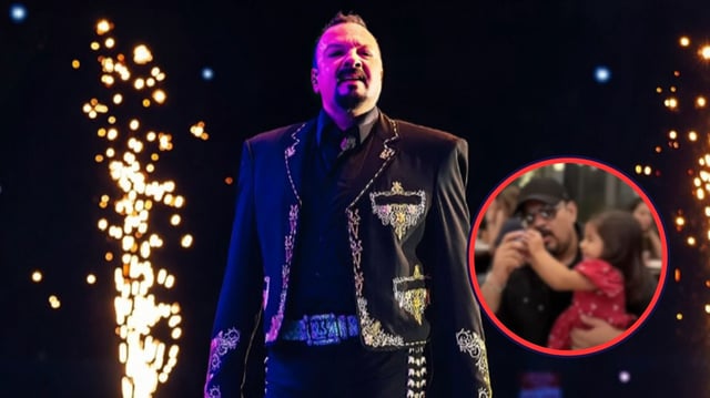 Pepe Aguilar conoce a su nieta por primera vez en medio del pleito con Emiliano | Foto: Especial