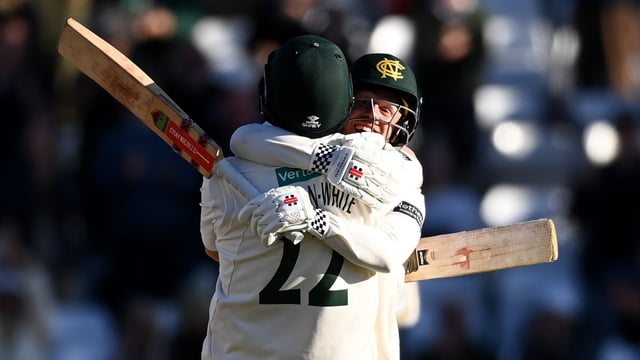 Verreynne hit the winning runs for Notts