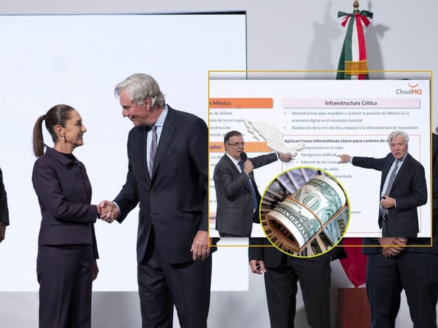 CloudHQ invertirá 4.8 billones de dólares en Querétaro. | Crédito: Presidencia/Especial