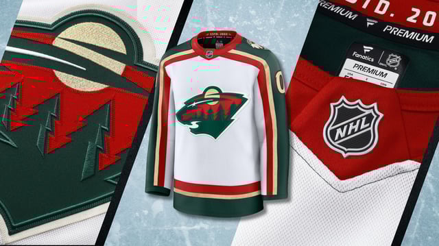The Minnesota Wild 25th anniversary alternate jerseys just dropped on Fanatics.