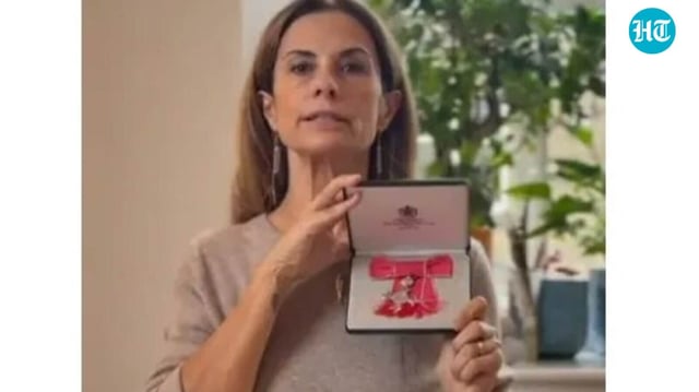 In a bold protest, Livia Giuggioli, former wife of Colin Firth, returned her MBE medal, criticizing the UK's appeasement of President Trump